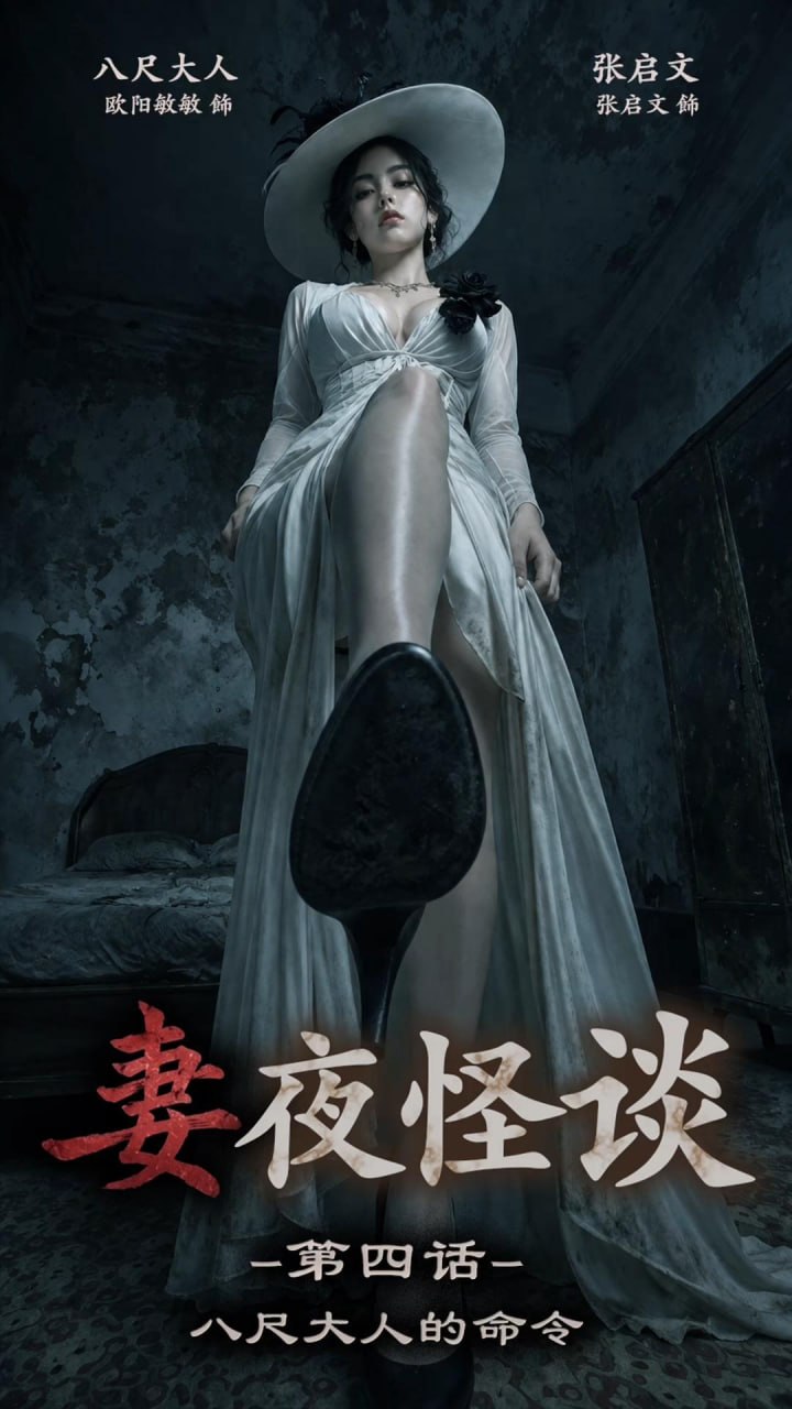 妻夜怪谈 八尺大人的命令海报