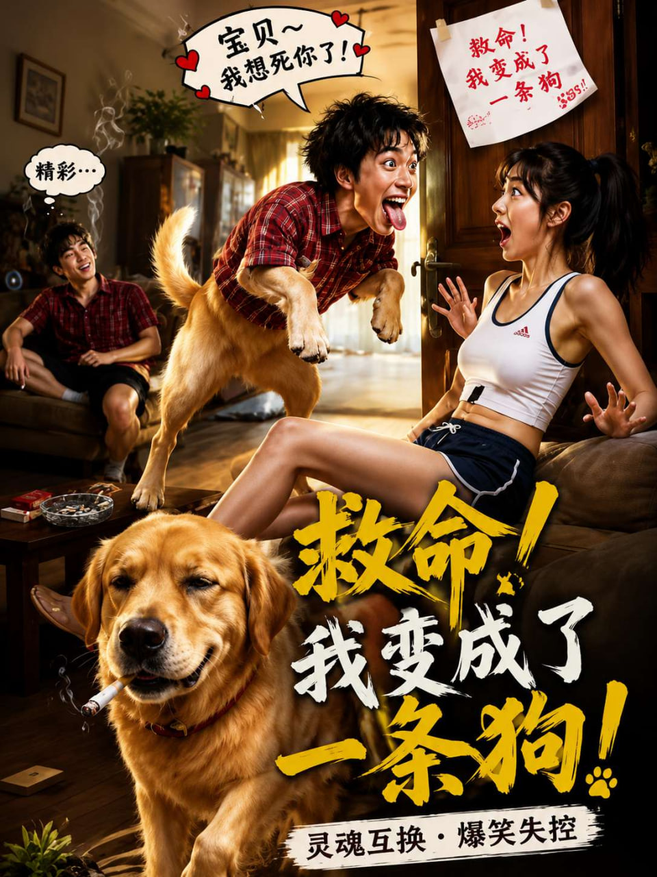 救命！我变成了一条狗海报