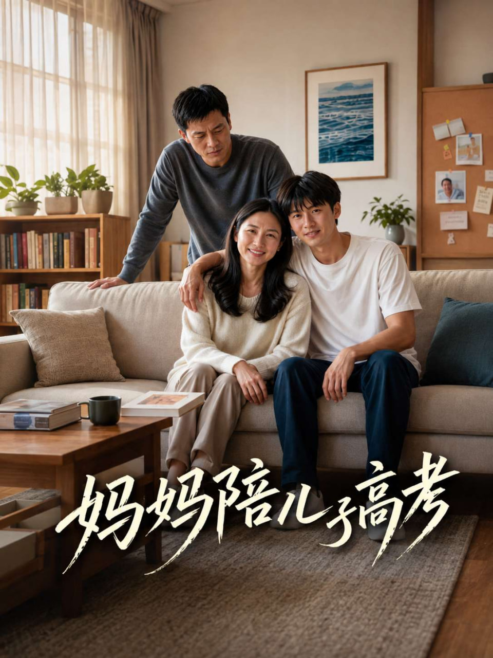 妈妈陪儿子高考海报