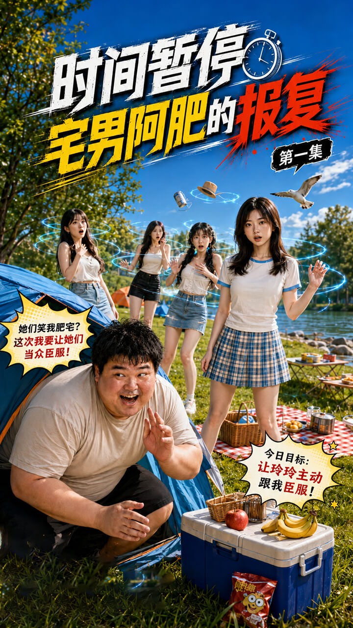 时间暂停 宅男阿肥的报复海报