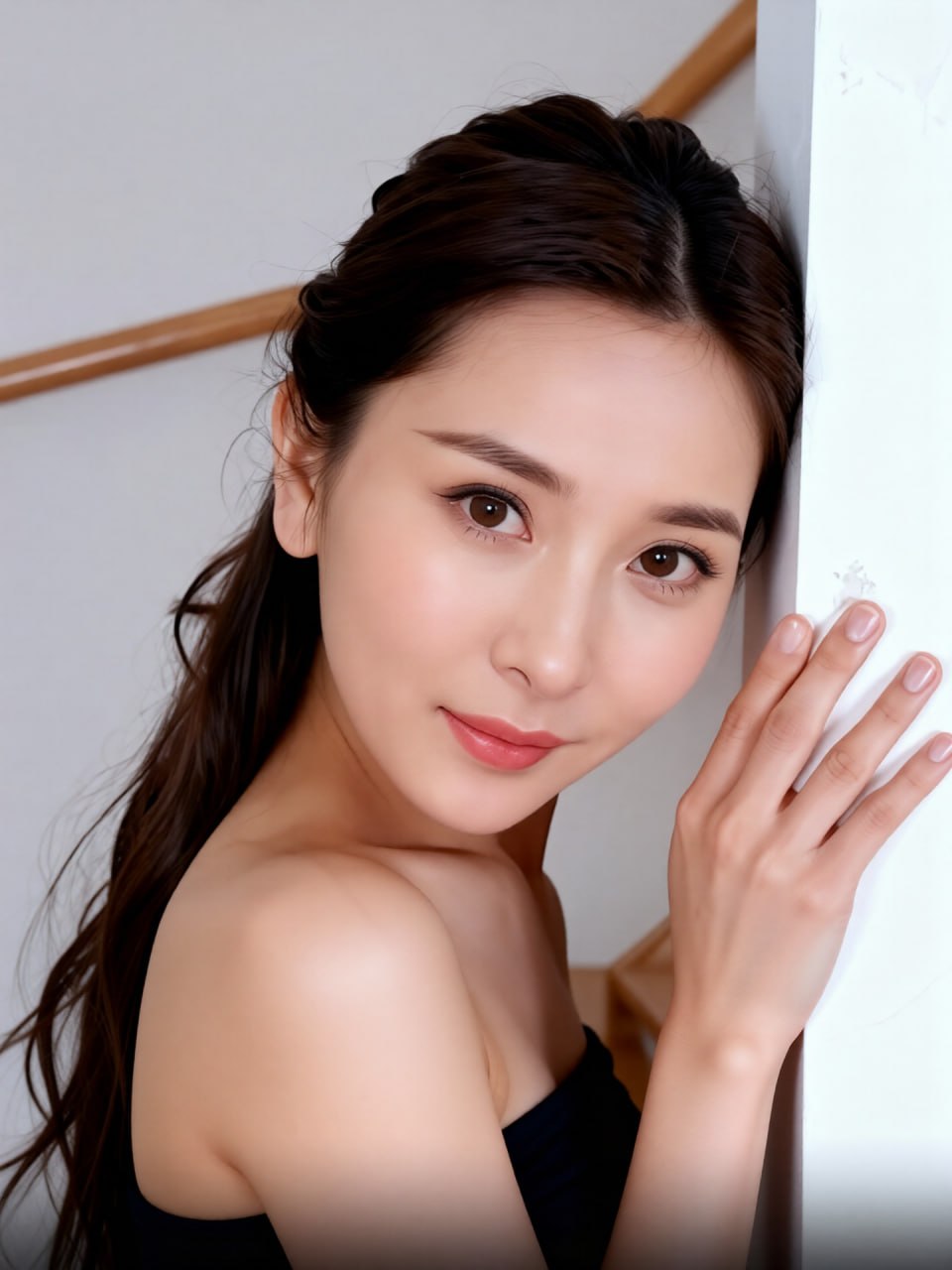 AI换脸 杨幂 家居性感少妇海报